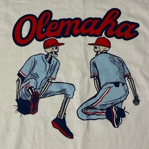 Ole Miss Olemaha Baseball Tee Size 4XL.  New